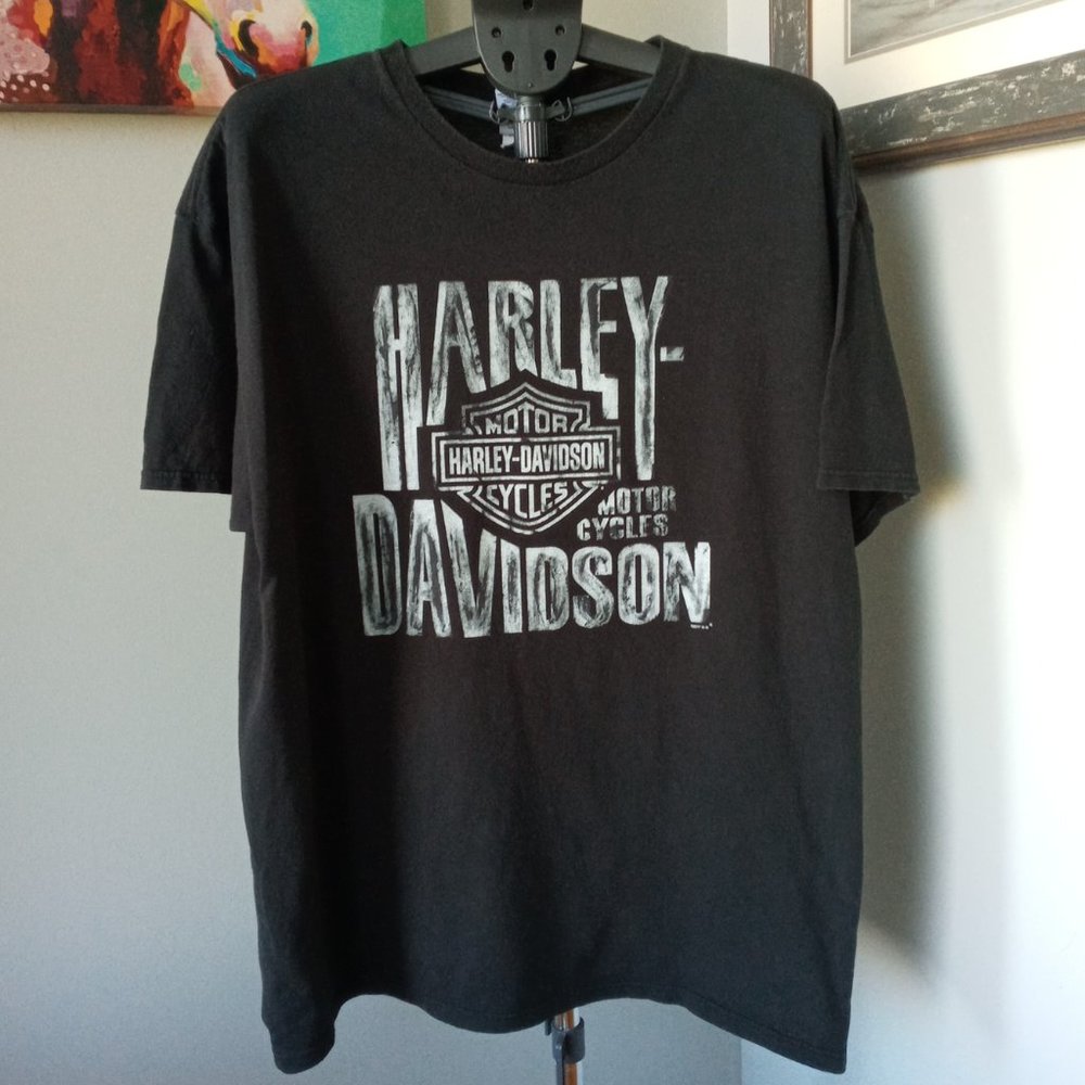 Harley-Davidson Voight Fort Mc Murry Alberta black Tee size 2X